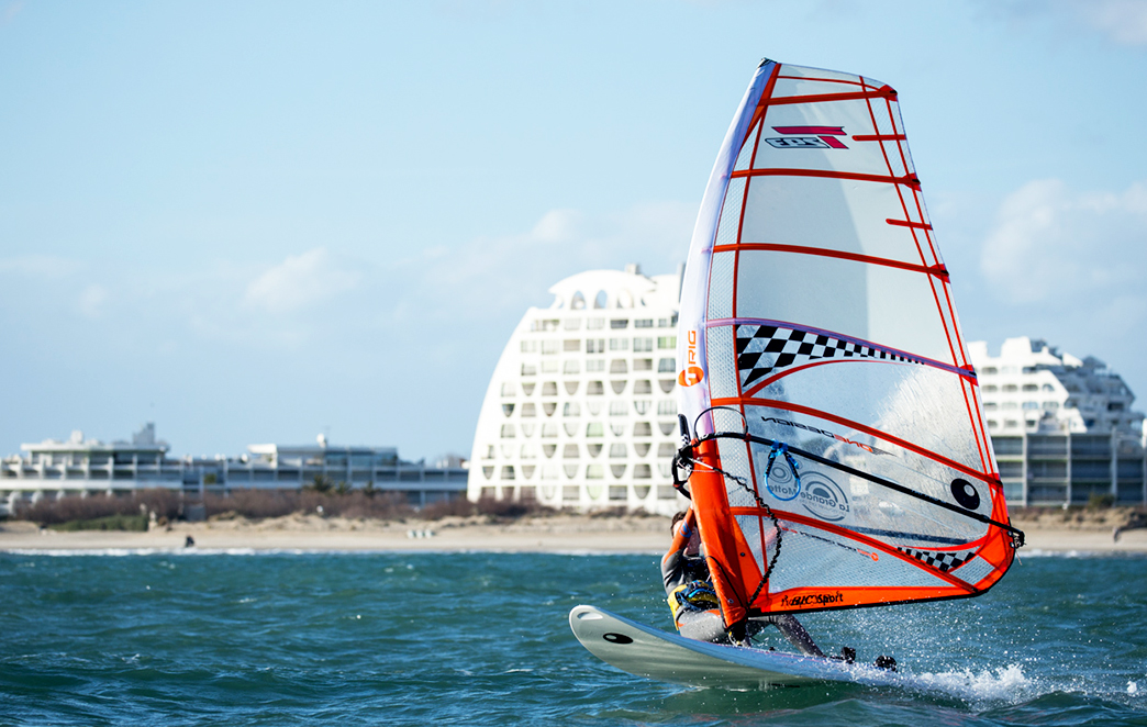école de compétition - école de voile - YCGM - Planche à voile
