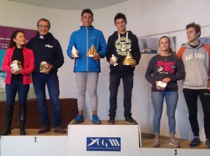 2018 Coupe de Noel - Podium des Catamarans - Yacht Club de la Grande Motte